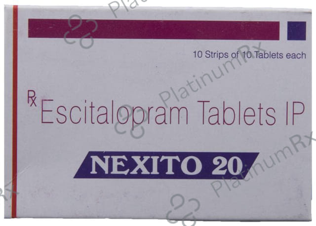 Nexito 20mg Tablet 10s