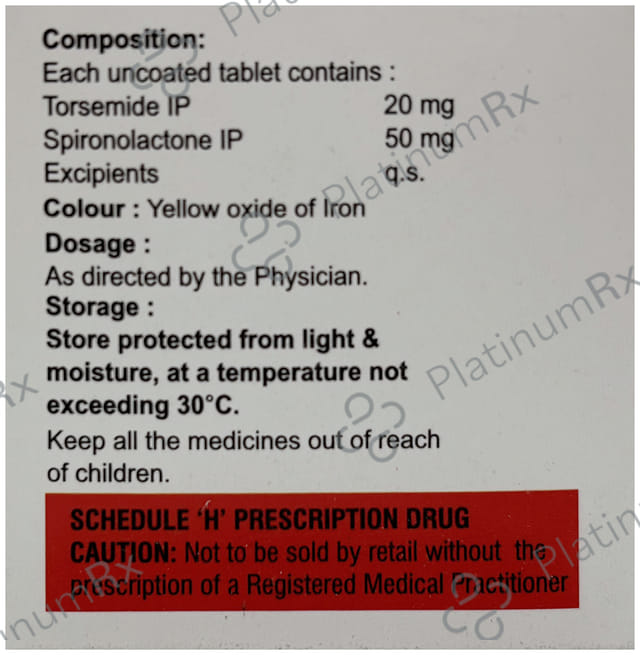Torsitas Plus 50/20mg Tablet 15s