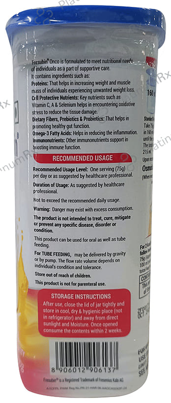 Fresubin Onco Powder with Omega 3 & ALA for Nutrition - Flavour Orange