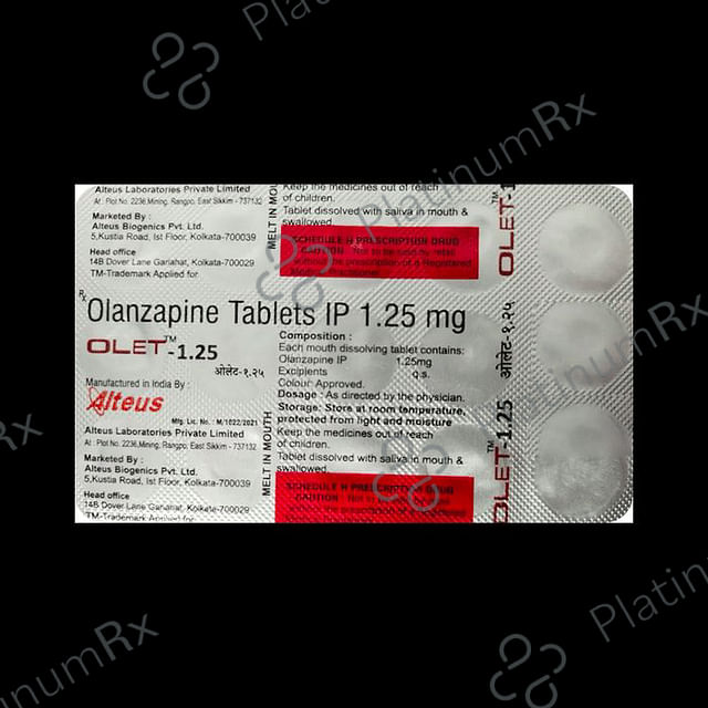 Olet 1.25mg Tablet 10 Tablet