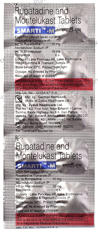 Smarti M 20mg Tablet 10s