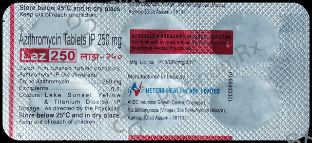 Laz 250mg Tablet 6s