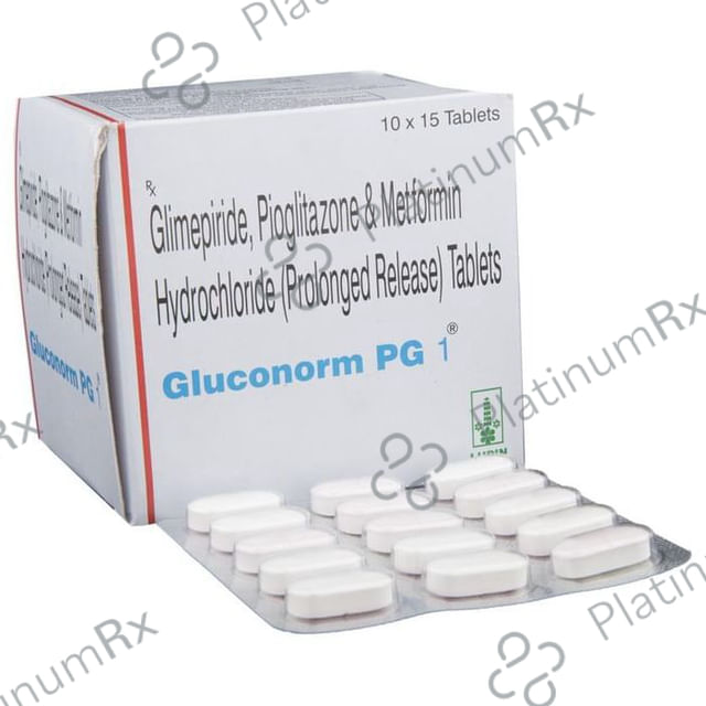 Gluconorm PG 1/500/15mg Tablet PR 15s