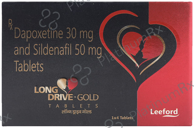 Long Drive Gold 30/50mg Tablet 4s