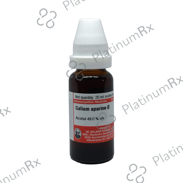 Dr Willmar Schwabe Germany Galium Aparine Mother Tincture Q
