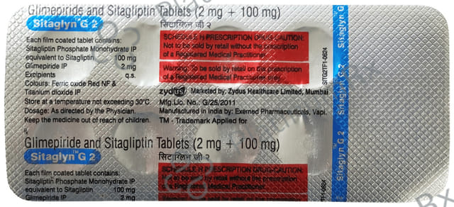 Sitaglyn GM 2mg Tablet 10s