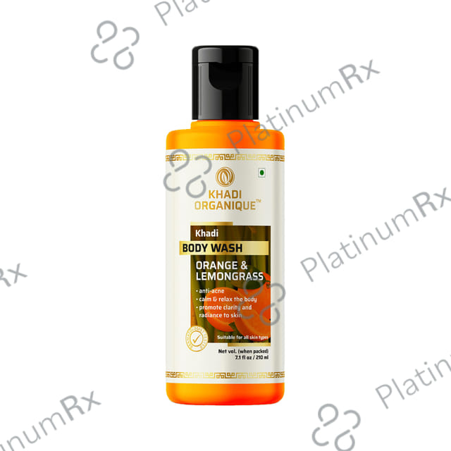 Khadi Organique Khadi Body Wash Orange and Lemongrass