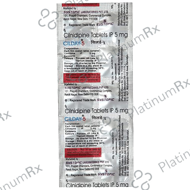 Cilday 5mg Tablet 10s
