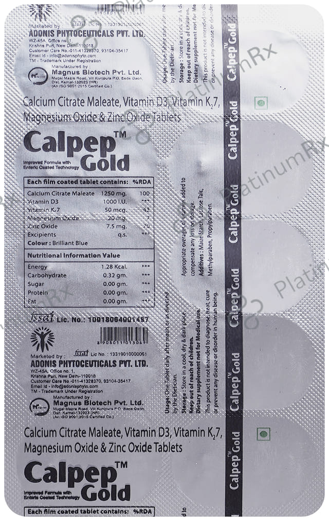 Calpep Gold Tablet 10s