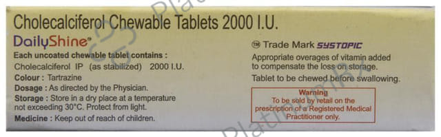 Dailyshine 2000IU Tablet 10s