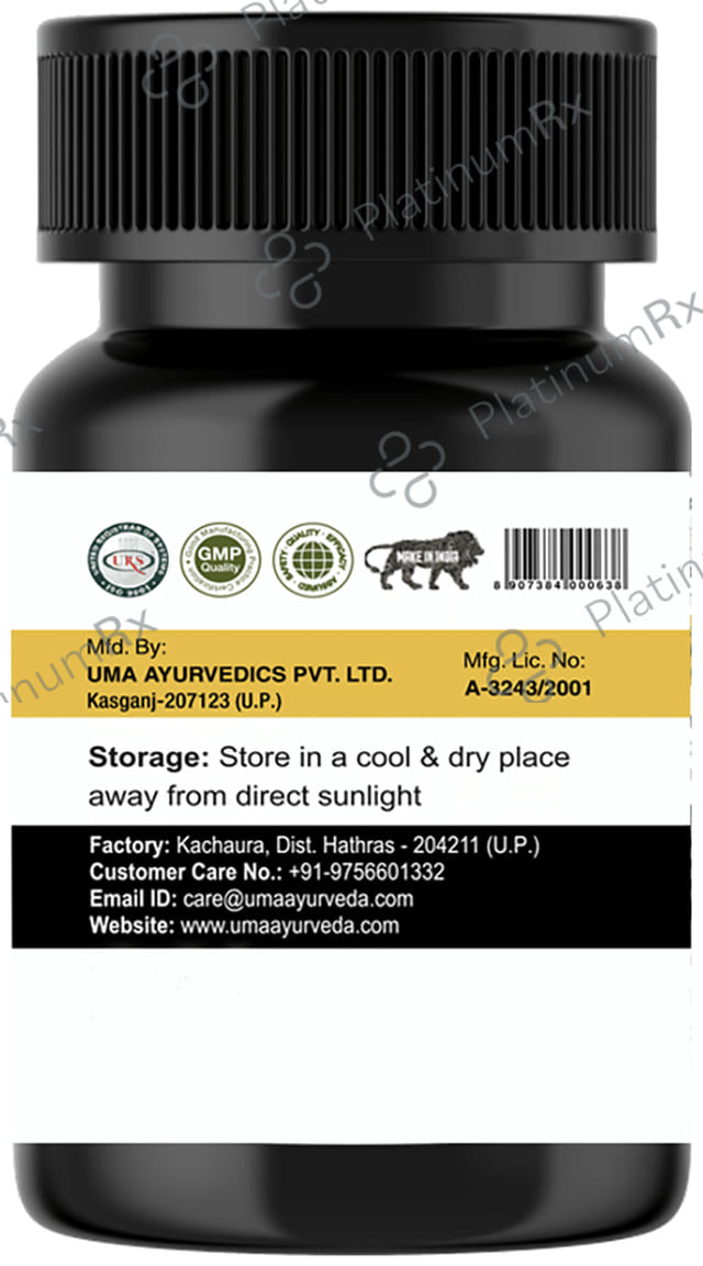 Uma Ayurveda Shilajit Veg Capsule