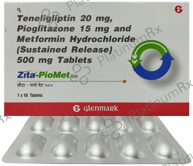 Zita Piomet 500mg Tablet SR 10s
