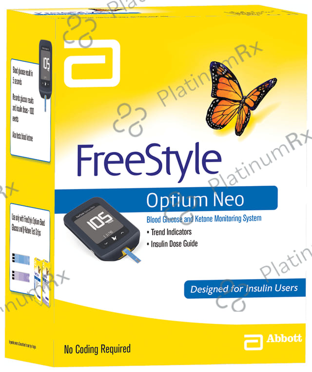 FreeStyle Optium Neo Blood Glucose and Ketone Monitoring System with 10 FreeStyle Optium H ?-Ketone Test Strip