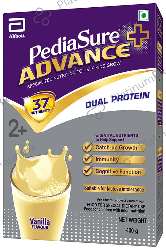PediaSure Advance+ Health Drink Vanilla Flavour Powder 400gm