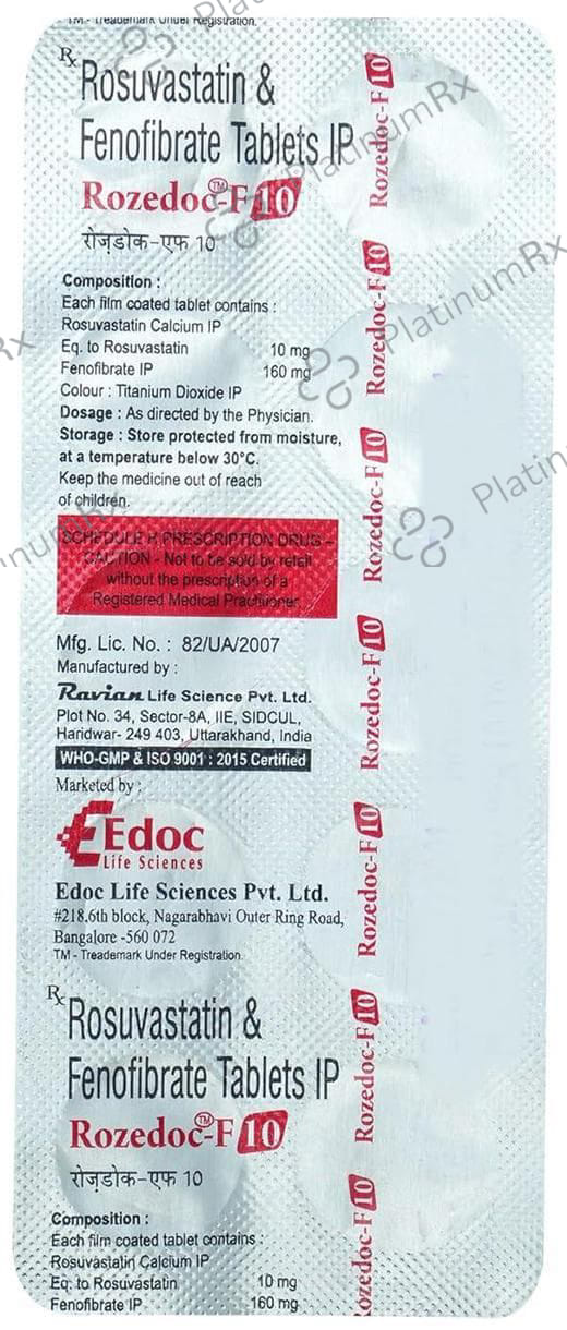 Rozedoc F 160mg/10mg Tablet
