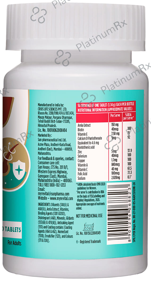 Revital Biotin+ Tablet 50s