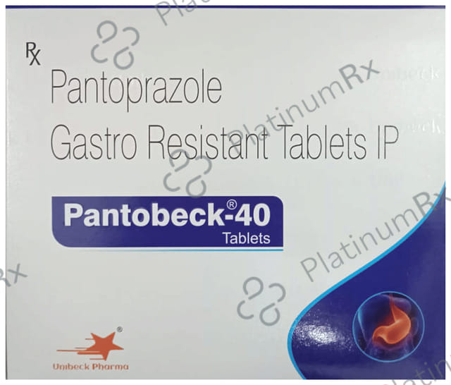 Pantobeck 40mg Tablet 10s