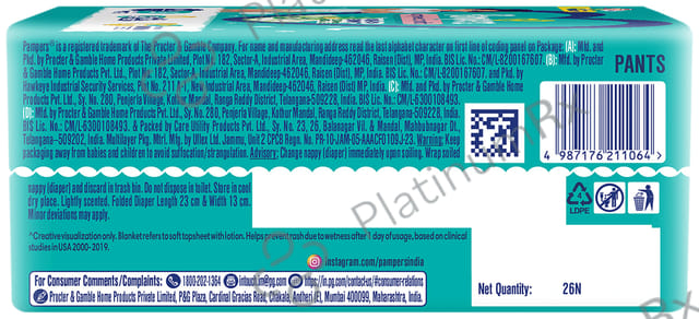 Pampers All-Round Protection Anti Rash Blanket XXL