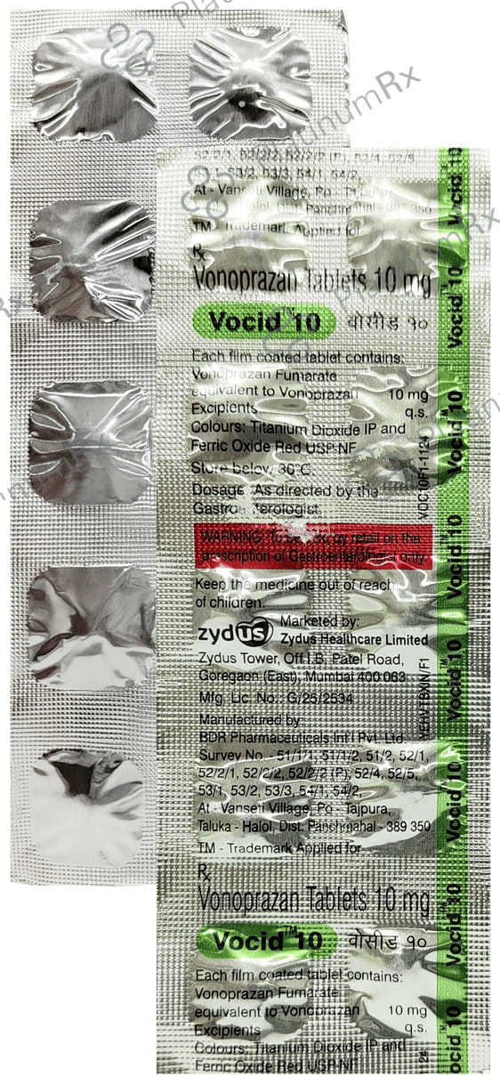 Vocid 10mg Tablet 10s