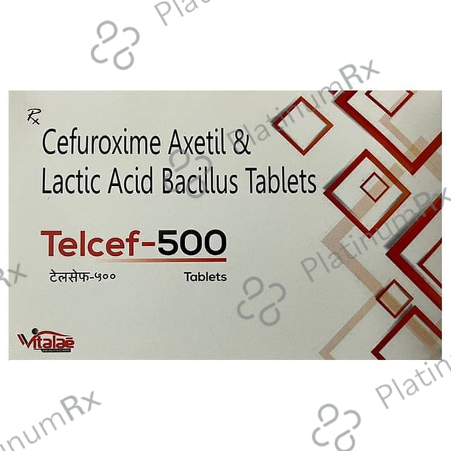 Telcef 500 Tablet