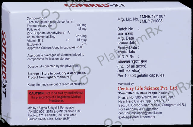 Sofered-XT Softgel Capsule