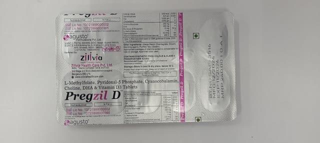 Pregzil D Tablet 10s