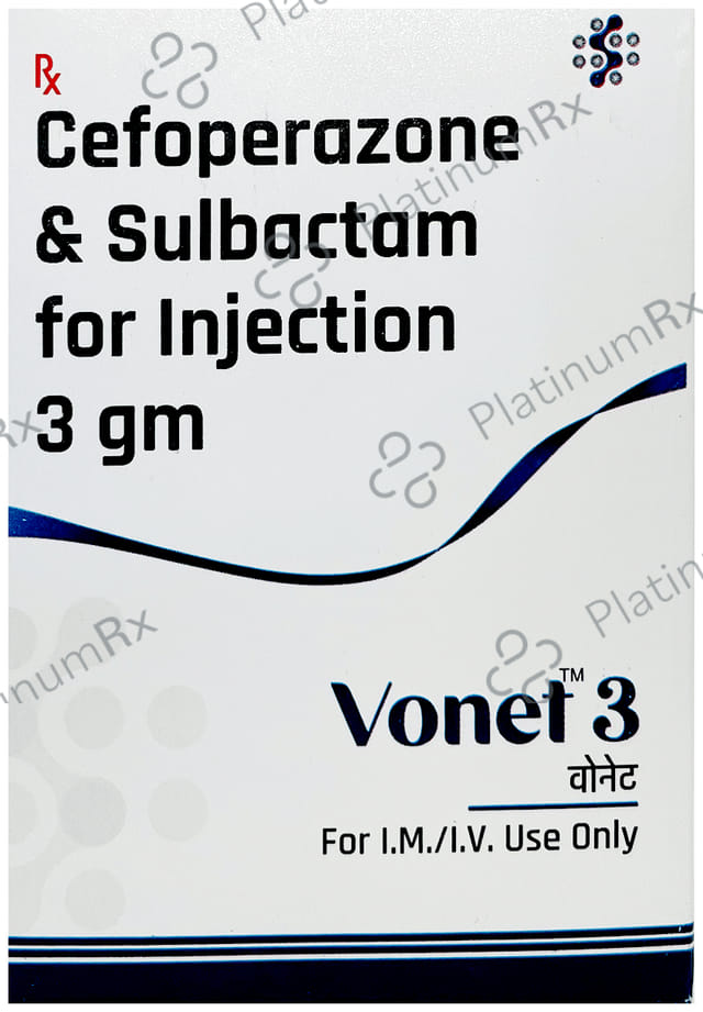 Vonet 3 2000/1000mg Injection 1s