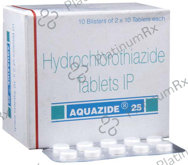Aquazide 25mg Tablet 10s