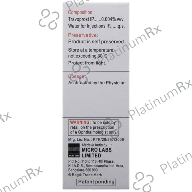 Travo 0.004% Eye Drop 3ml