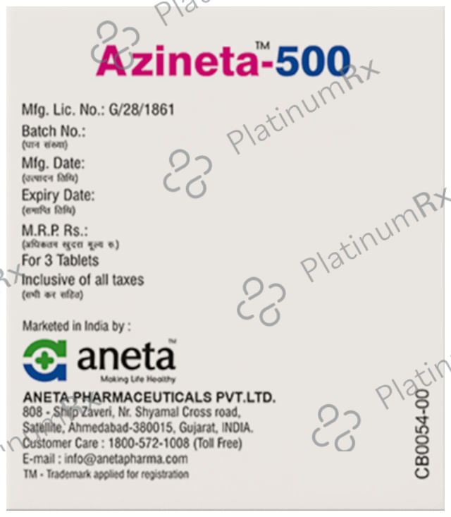 Azineta 500 Tablet