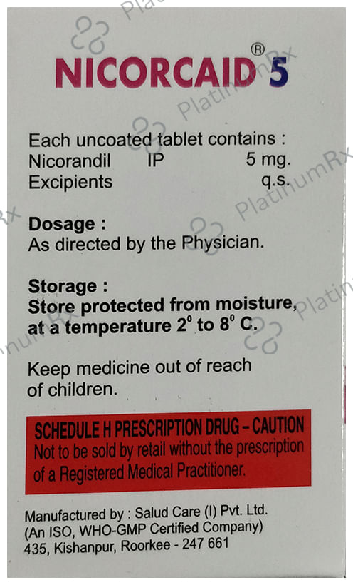 Nicorcaid 5 Tablet