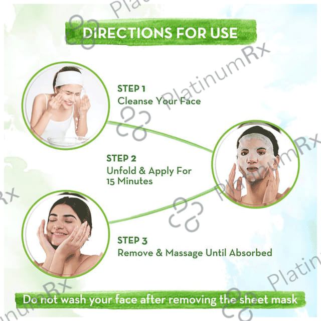 Mamaearth Rose Water Bamboo Sheet Mask