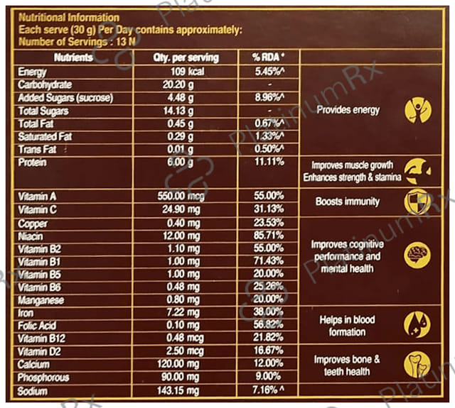GRD Whey Protein Chocolate Flavour Powder 400gm