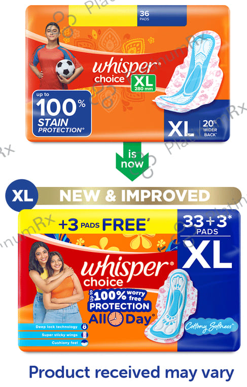 Whisper Choice Stain Protection Mega Pack Pads - Size XL