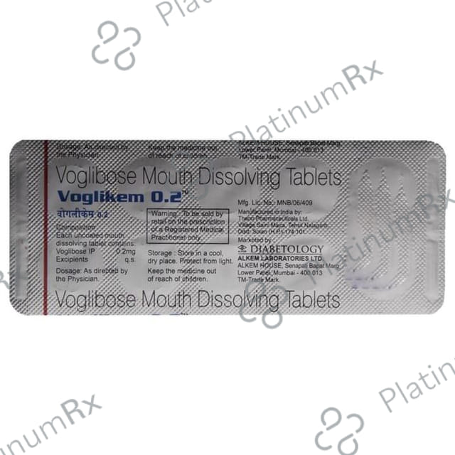 Voglikem MD 0.2mg Tablet 10s