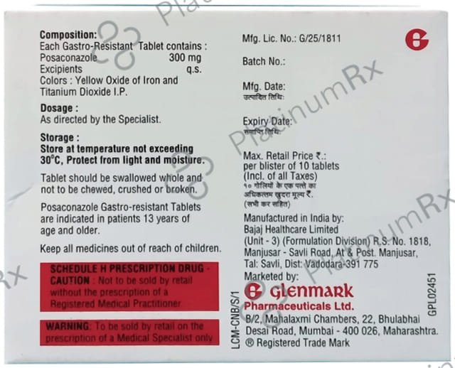 Candipoz GR 300mg Tablet 10s