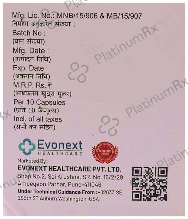 Evopraz DSR Capsule 10s