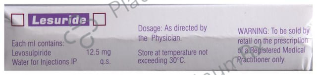 Lesuride 25mg Injection 2ml