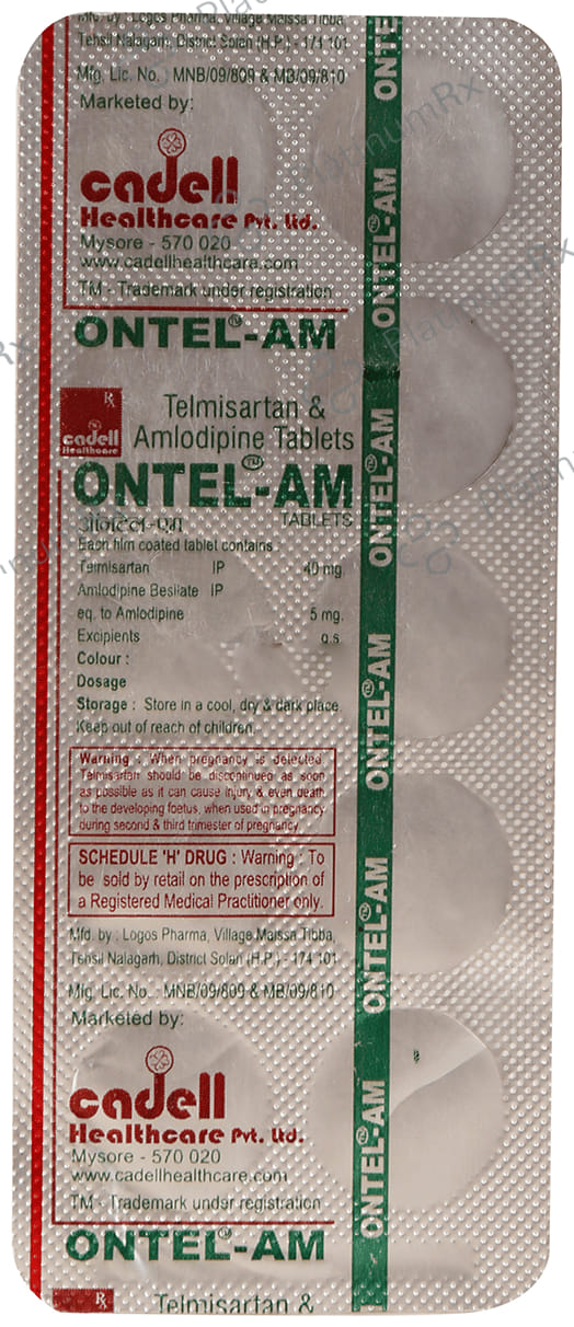Ontel AM 5/40mg Tablet 10s