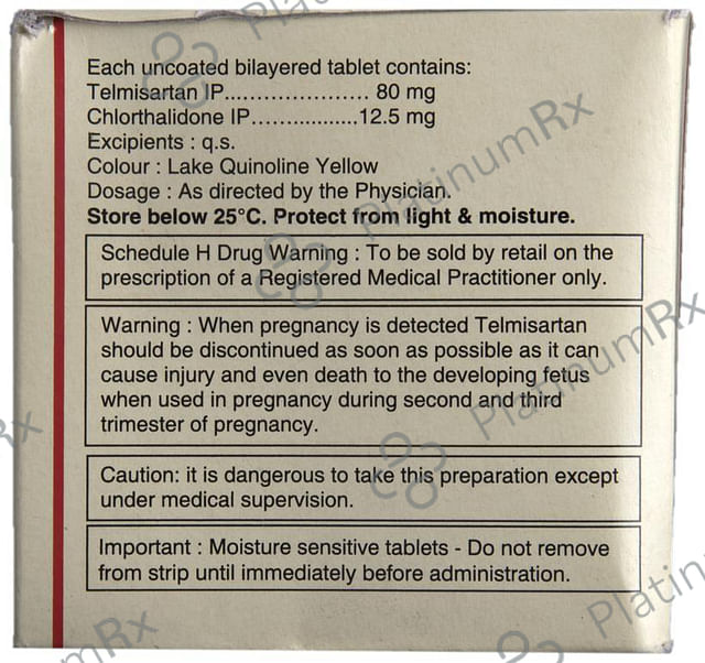 Tazloc CT 80/12.5mg Tablet 10s