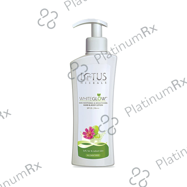 Lotus Herbals White Glow Skin Whitening & Brightening PA+++ SPF 25 Hand & Body Lotion 300ml