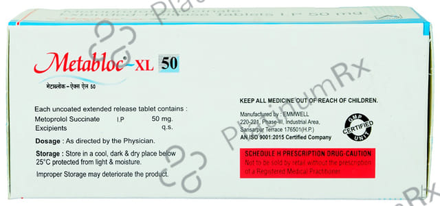 Metabloc 50mg Tablet XL
