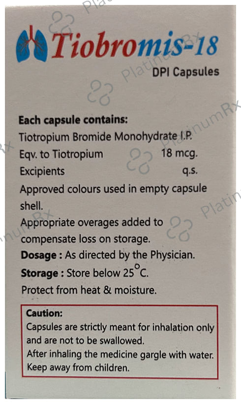 Tiobromis 18 DPI Capsule