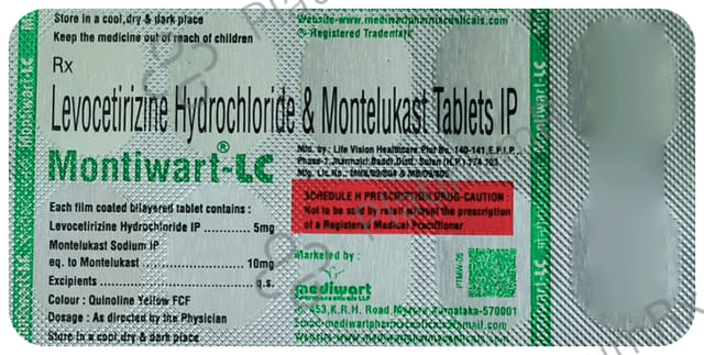 Montiwart LC 5mg/10mg Tablet