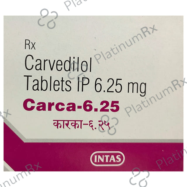 Carca 6.25mg Tablet 10s