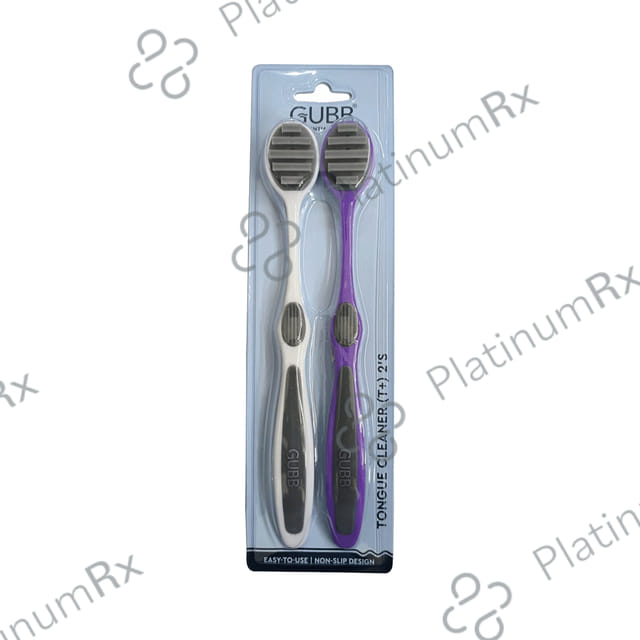 Gubb T+ Tongue Cleaner Grey & Purple