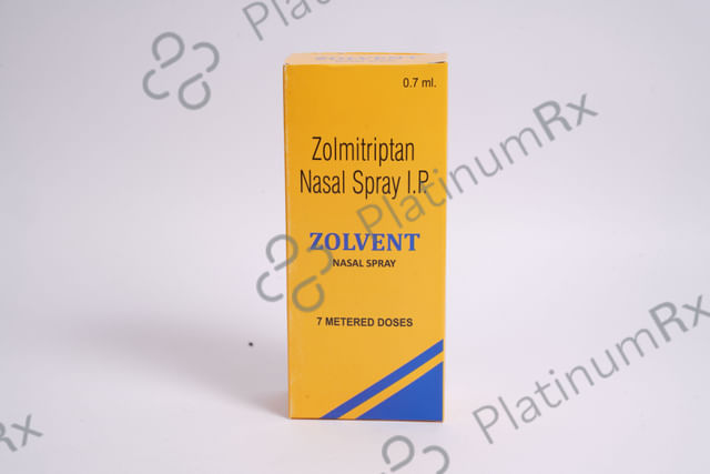 Zolvent 5mg Nasal Spray 7MDI