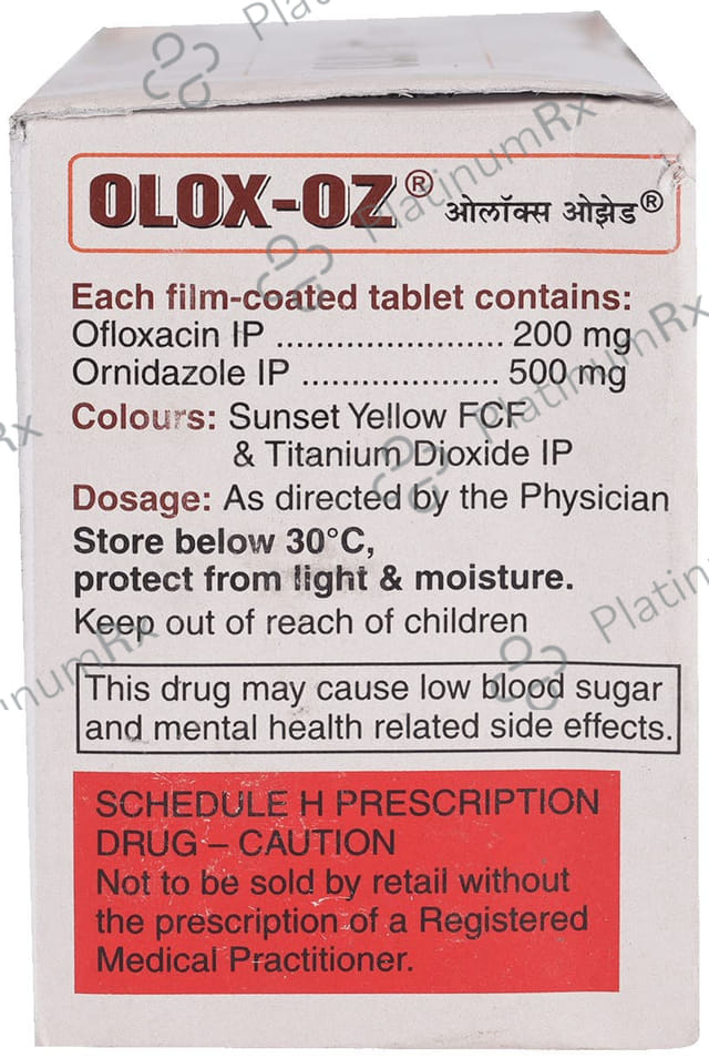 Olox OZ 200/500mg Tablet 10s