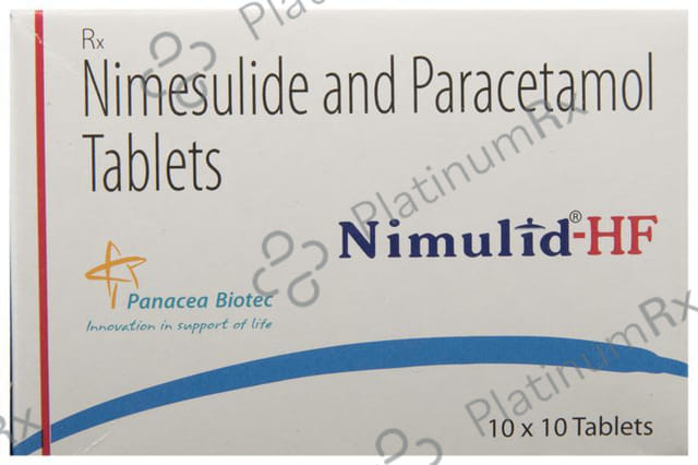 Nimulid HF 100/325mg Tablet 10s