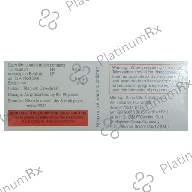 Telcianil-AM 80 Tablet
